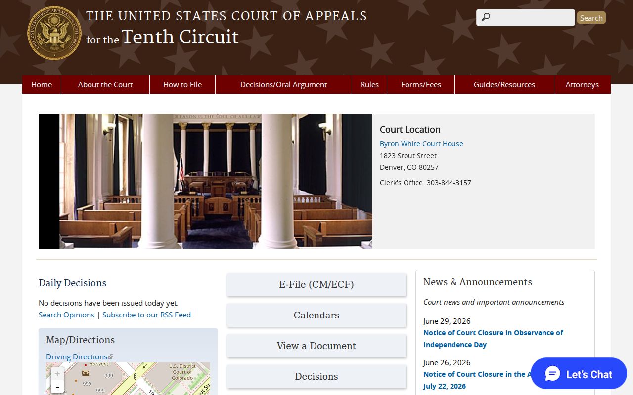 Mesa County probate records federal appellate boundary